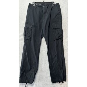 Nike SB Mens Size 34 Black Ripstop Cargo Athletic Pants (L6)